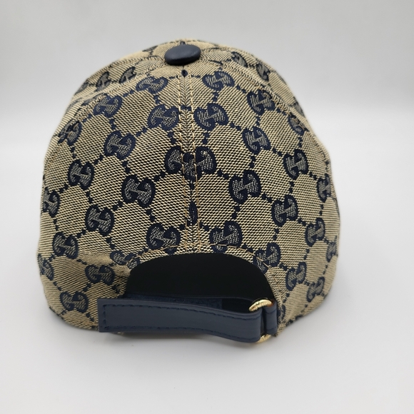 Gucci GG Canvas Leather Supreme Cap.. - Picture 4 of 12